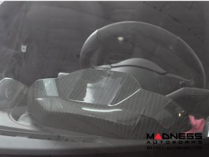 Alfa Romeo 4C Carbon Fiber Backside Instrument Gauge Cover - Matte Finish